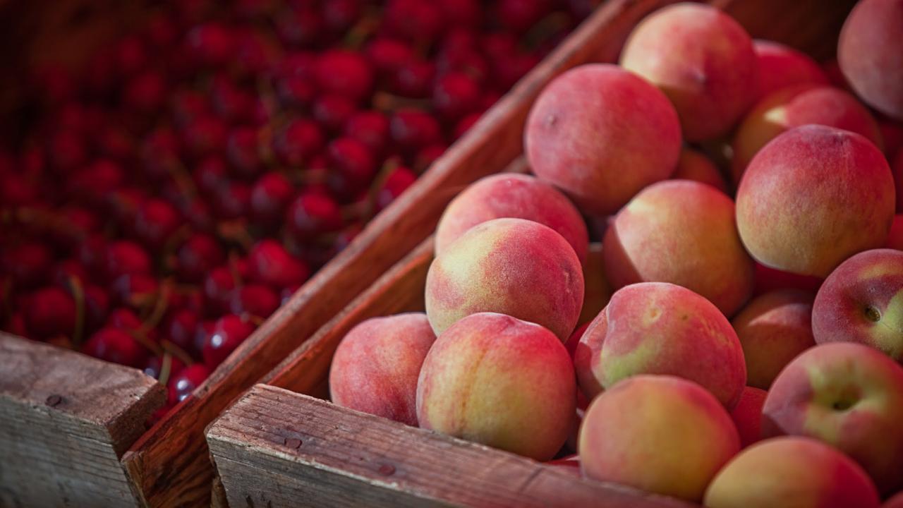 produce at farmers market