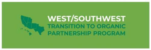 Logo for the West/Southwest Transition to Organic Partnership Program