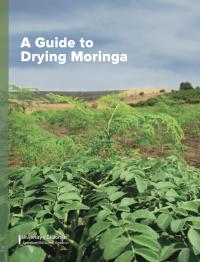 Morniga field on cover of Guide to Drying Moringa